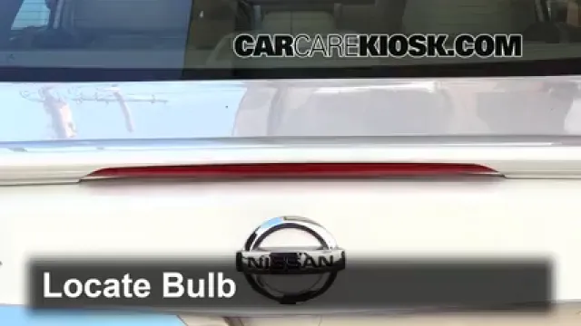 2015 Nissan Altima SL 3.5L V6 Luces Luz de freno central (reemplazar foco)